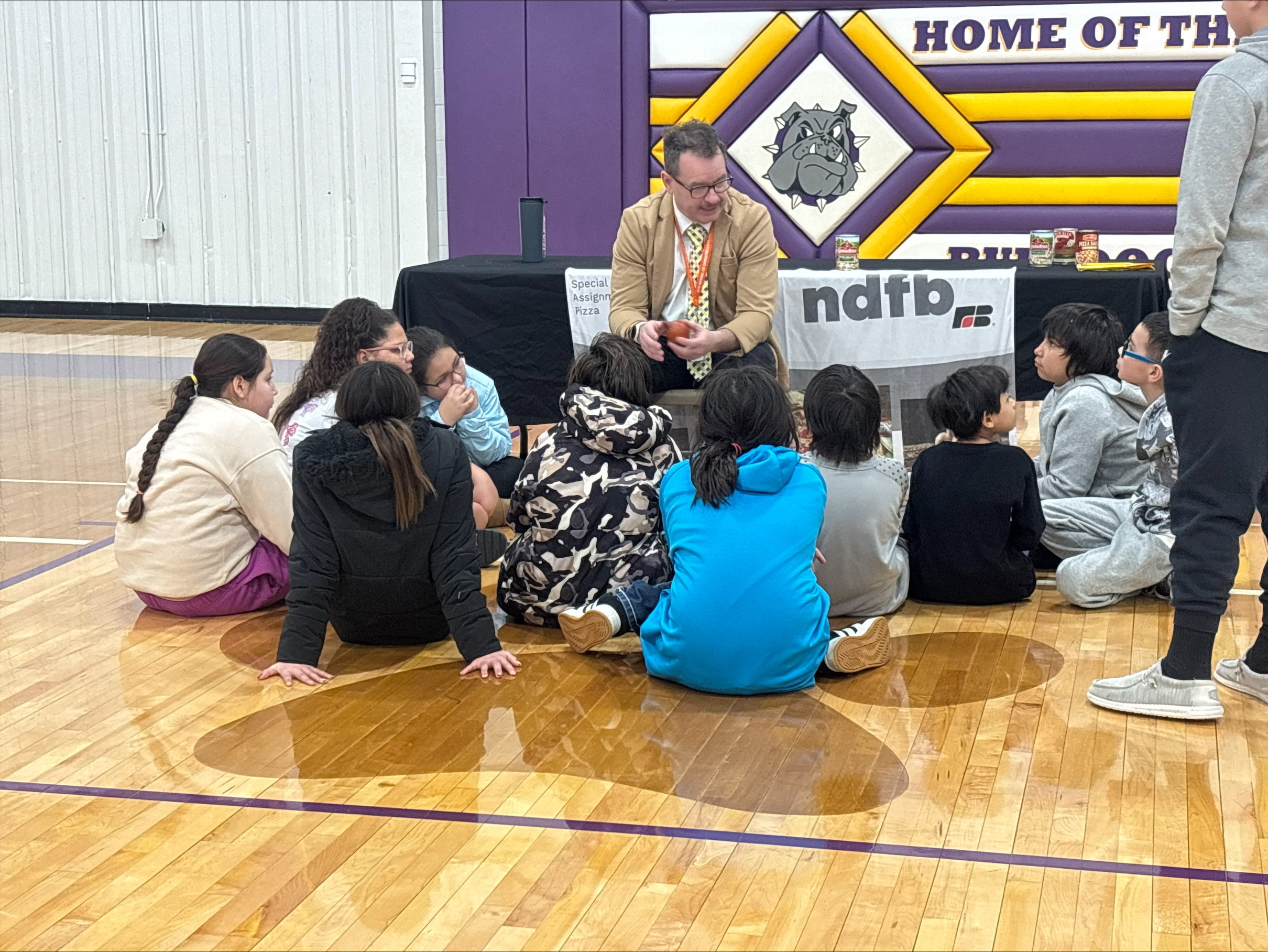 Students learn about pizza at the Rolla event this spring.