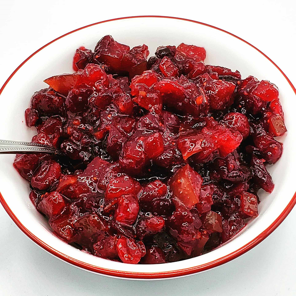 Cranberry sause with a twist! Yum!!!