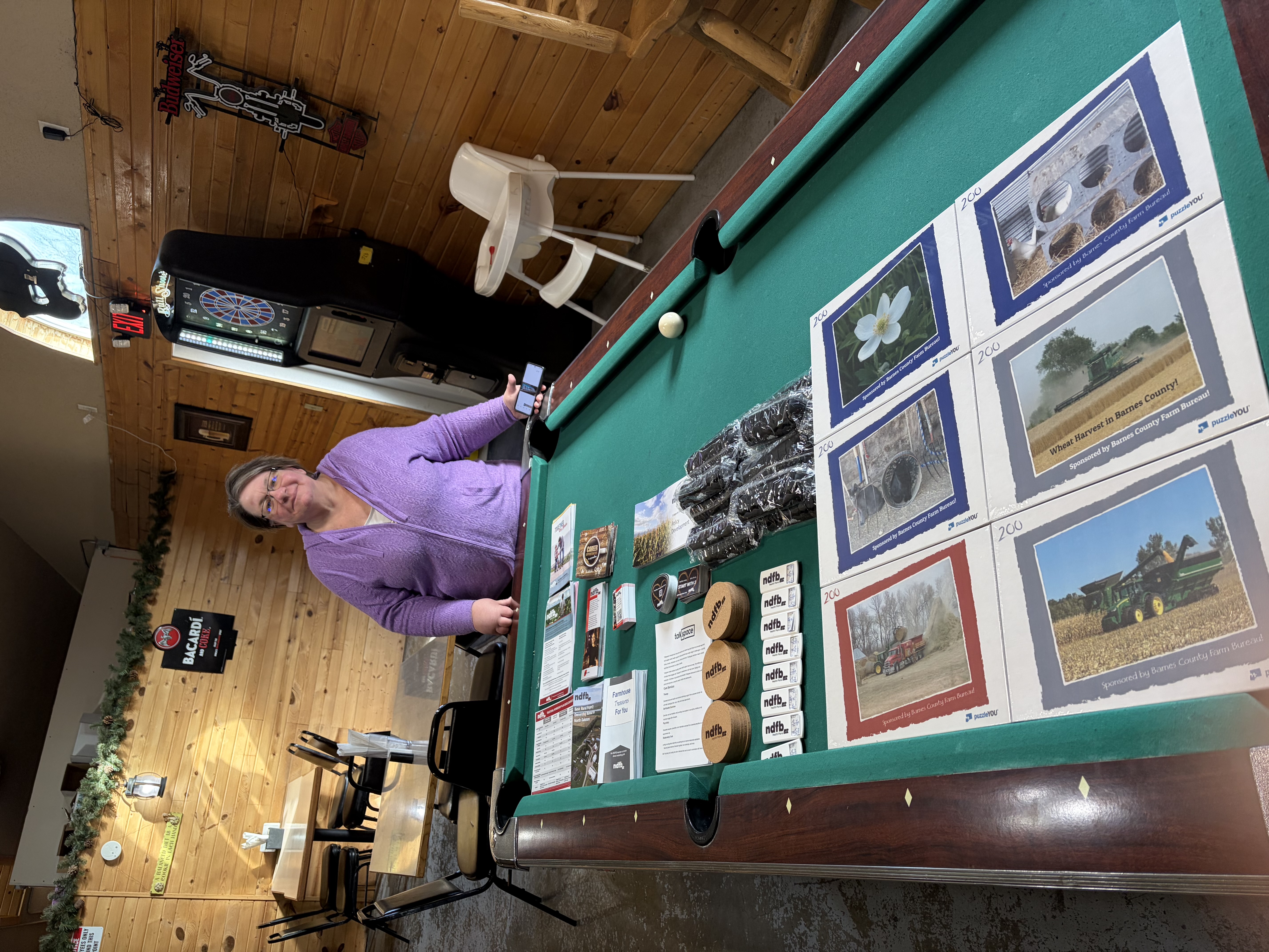 Carol Peterson, Barnes County Farm Bureau President