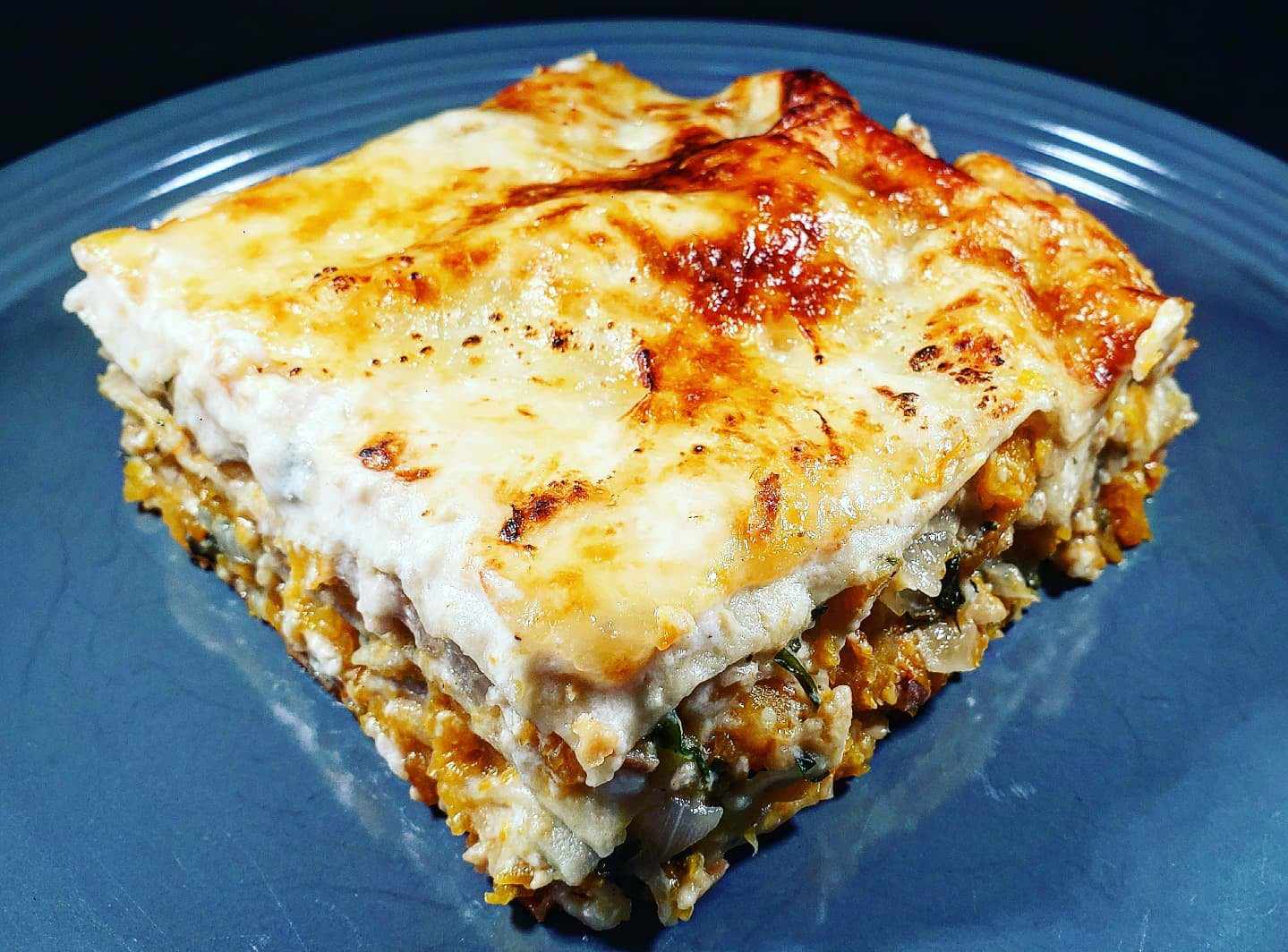 Butternut squash lasagna is like heaven in a pan!