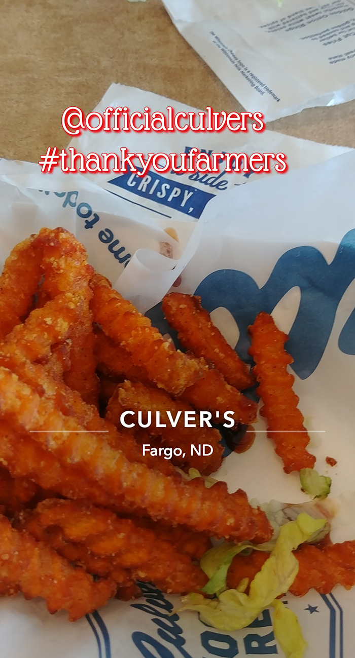 Culvers - thank you farmers