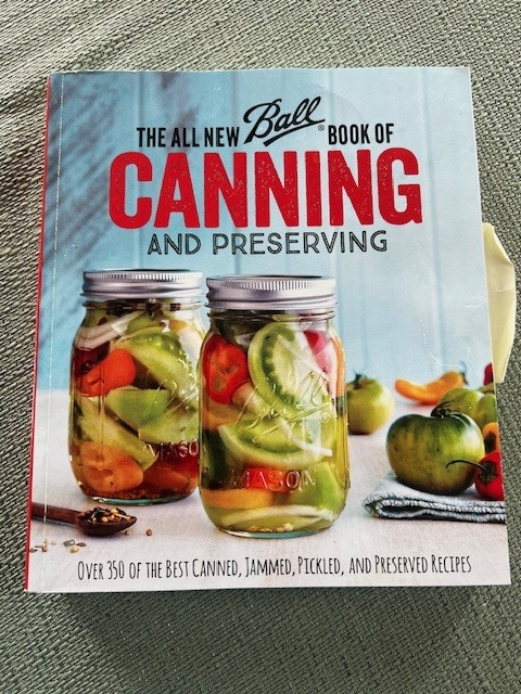 The Ball Book of Canning recipe guide