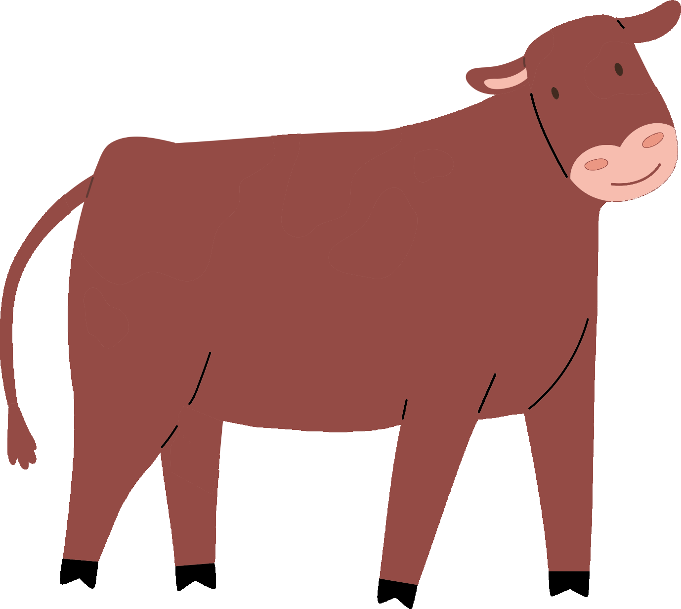 Beef cow cartoon