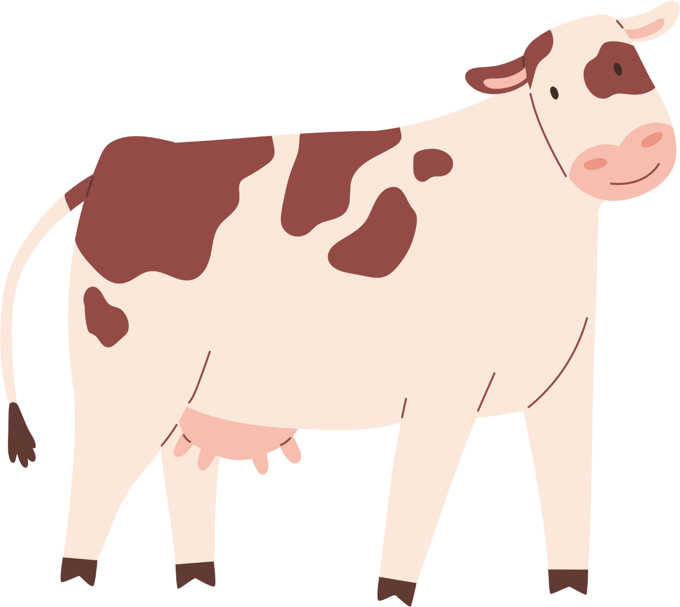 dairy cow cartoon