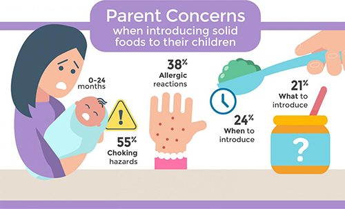 parents concerns when introducing solid foods