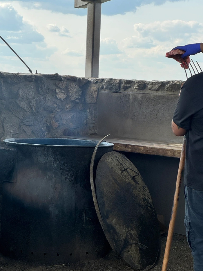 The pitchfork fondue pot